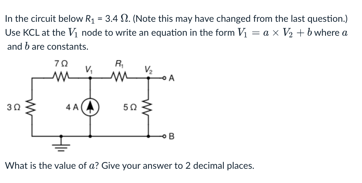 Solved In The Circuit Below R Note This May Have Chegg