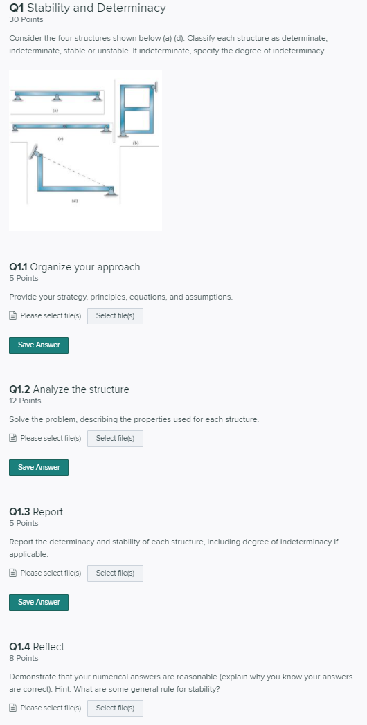 Solved Q1 Stability And Determinacy 30 Points Consider The Chegg