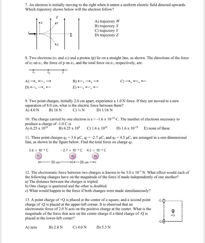 Solved 1 X And Y Are Two Uncharged Metal Spheres On Chegg