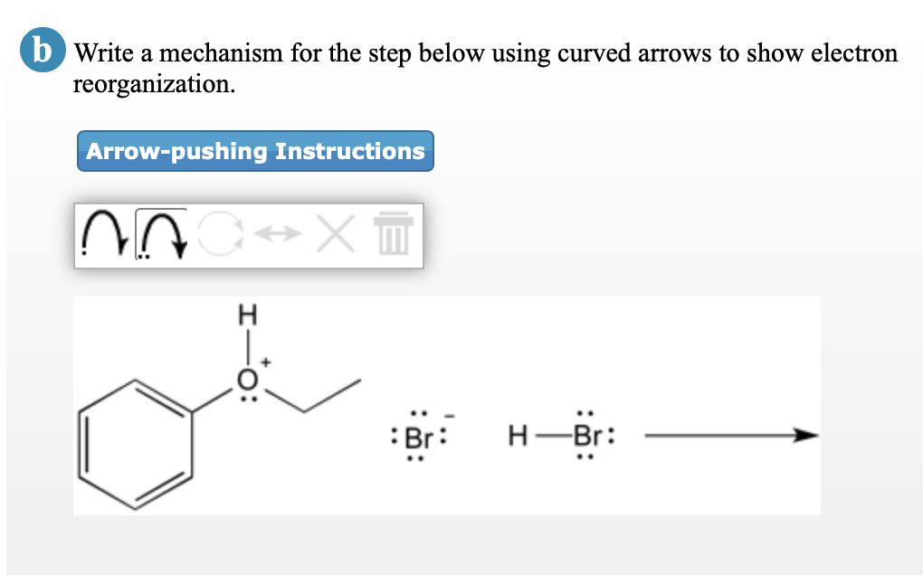 Solved Write A Mechanism For The Step Below Using Curved Chegg