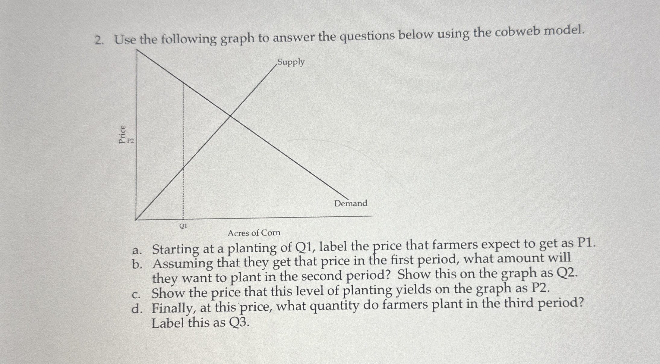 Use The Following Graph To Answer The Questions Below Chegg