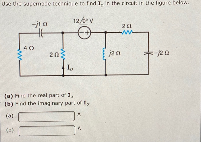 Solved Use The Supernode Technique To Find In The Circuit Chegg