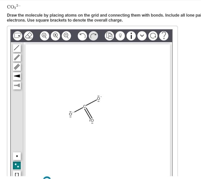 Solved Seo Draw The Molecule By Placing Atoms On The Grid Chegg