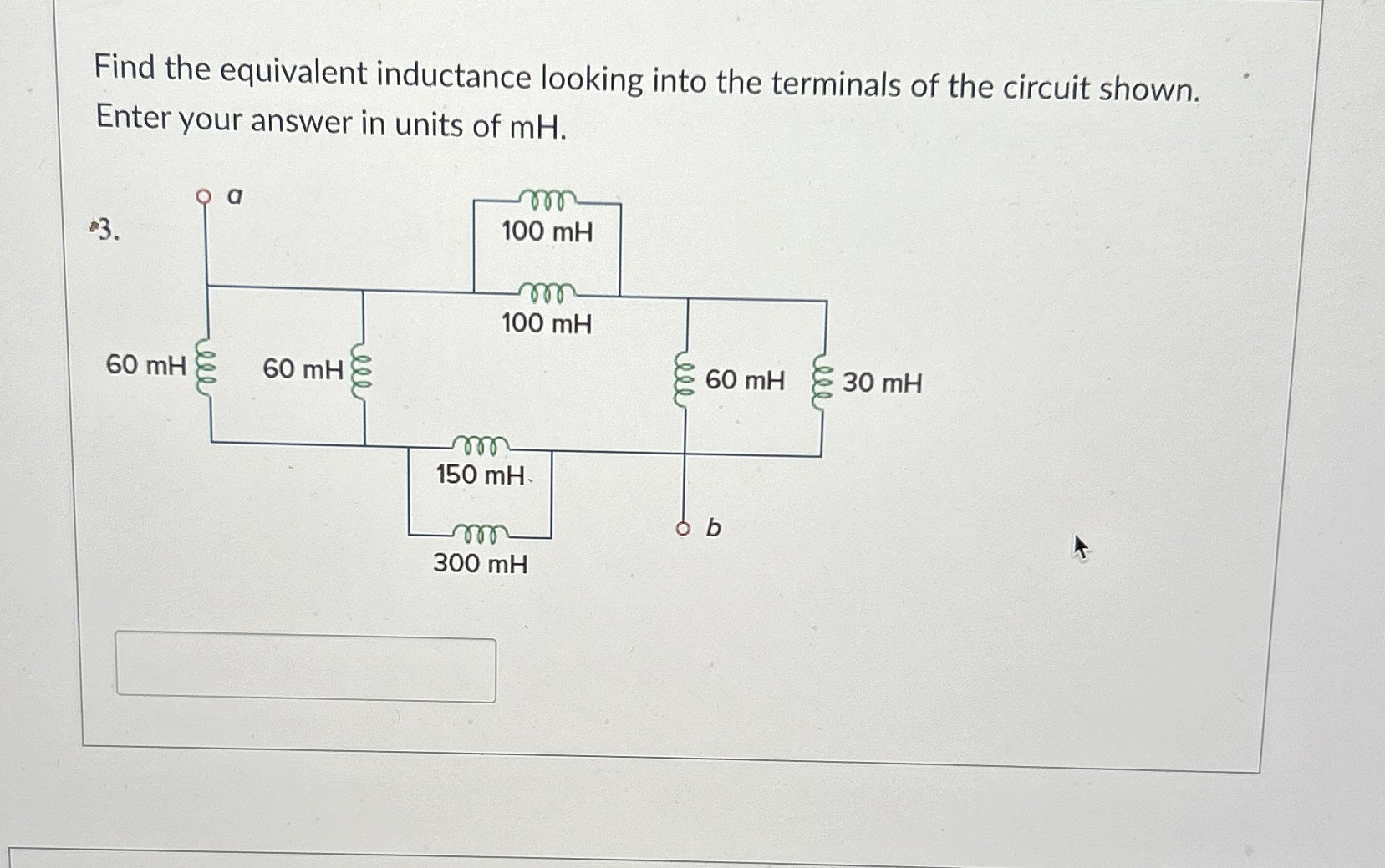 Solved Find The Equivalent Inductance Looking Into The Chegg