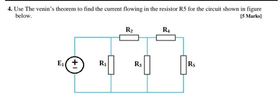 Solved Use The Venin S Theorem To Find The Current Chegg