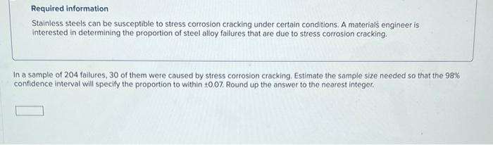 Solved Required Information Stainless Steels Can Be Chegg