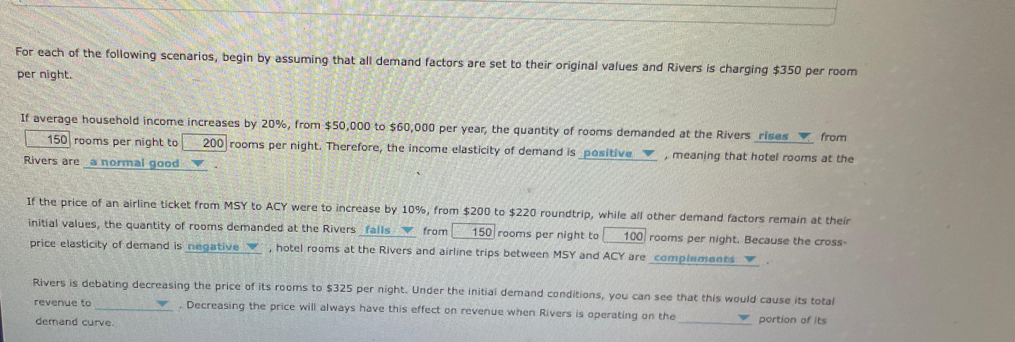 Solved For Each Of The Following Scenarios Begin By Chegg