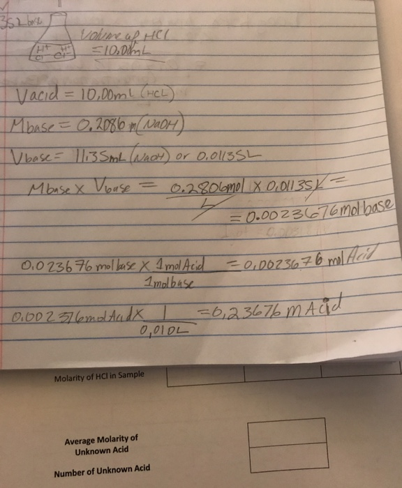 Solved Standardization Of A Sodium Hydroxide Solution Part A Chegg