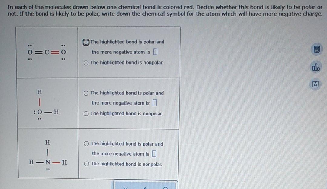 Solved In Each Of The Molecules Drawn Below One Chemical Chegg