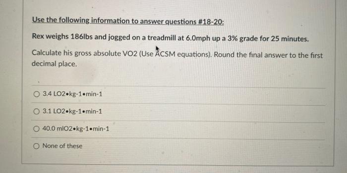 Solved Use The Following Information To Answer Questions Chegg