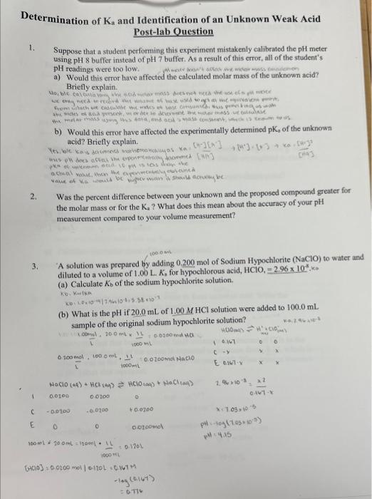 Solved Can Anyone Help Me Answer Question On This Postlab Chegg