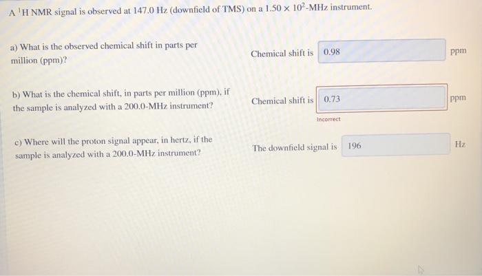 Solved Construct A Simulated Proton Decoupled C NMR Chegg