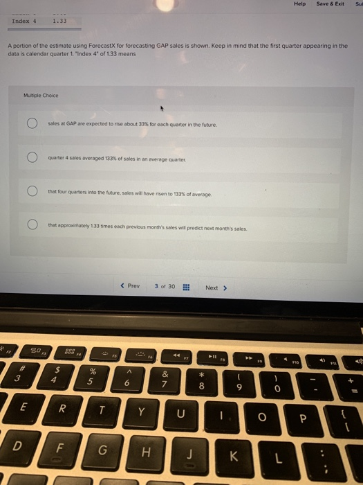 Solved Help Save Exit Submit Date Gapsales Mar Chegg