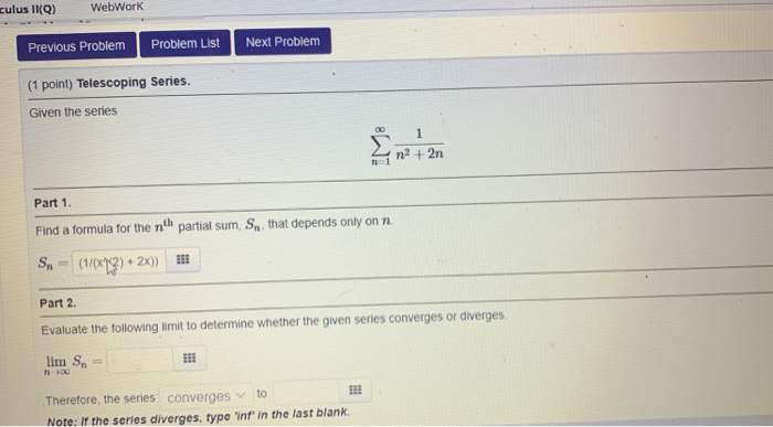 Solved Previous Problem Problem List Next Problem Point Chegg