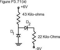 Find The Q Points For The Diodes In The Four Circuits Chegg