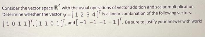 Solved I Bucu Consider The Vector Space Of X Matrices Chegg