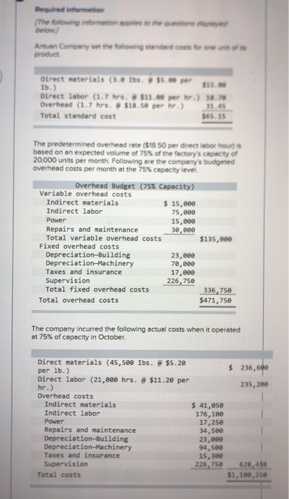 Solved Required Information The Following Informations To Chegg