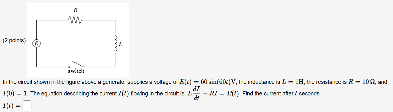 In The Circuit Shown In The Figure Above A Chegg