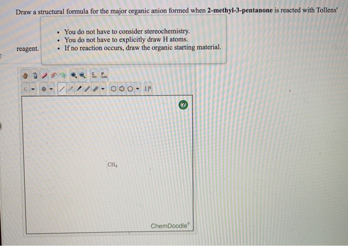 Solved Draw A Structural Formula For The Major Organic Anion Chegg