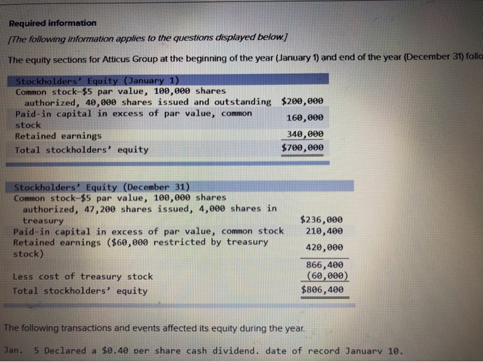 Solved 1 How Many Common Shares Are Outstanding On Each Chegg