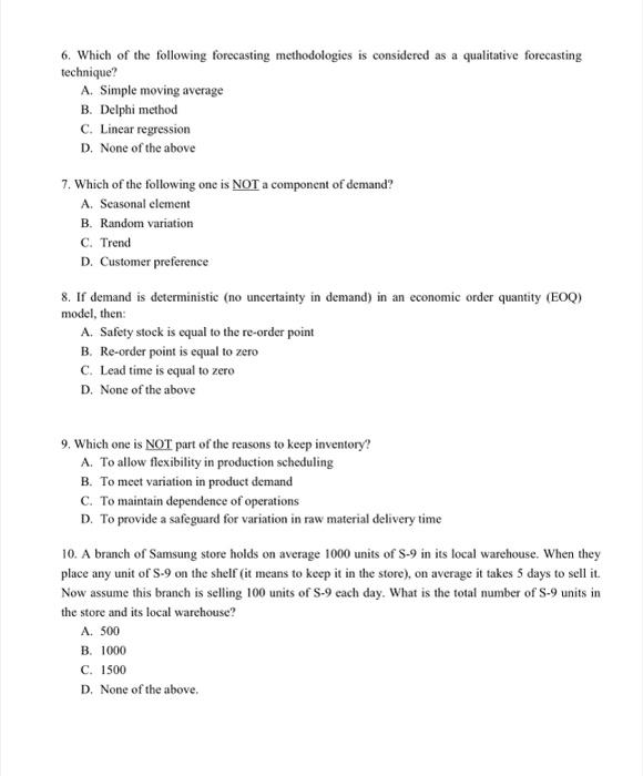 Solved Part I Multiple Choices 30 Points 1 Which One Chegg