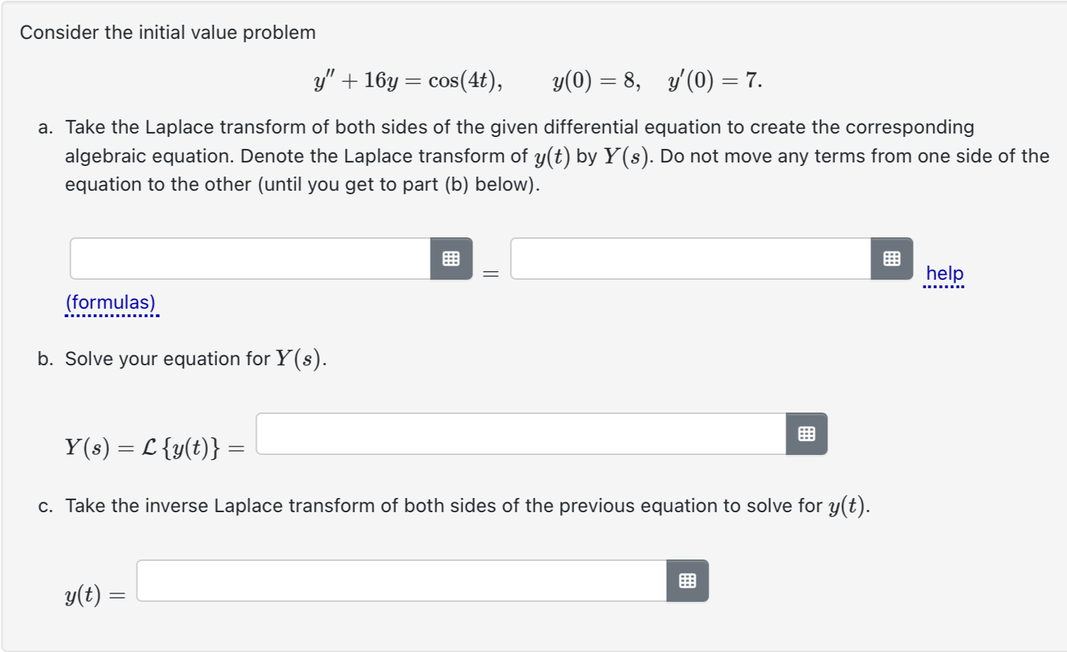 Consider The Initial Value Chegg