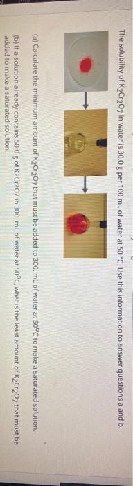 Solved The Following Diagrams Represent Aqueous Solutions Of Chegg