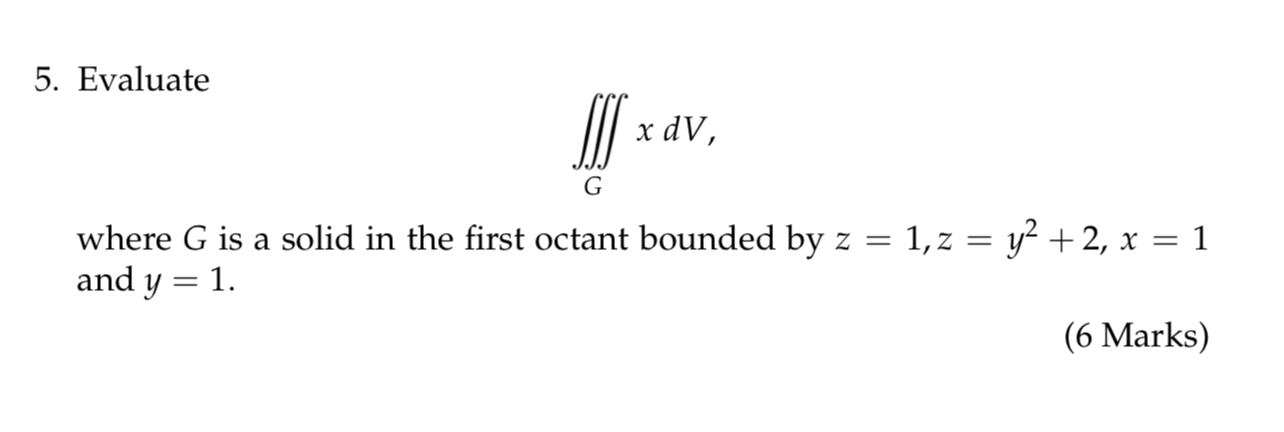 Solved Evaluategxdvwhere G Is A Solid In The First Octant Chegg