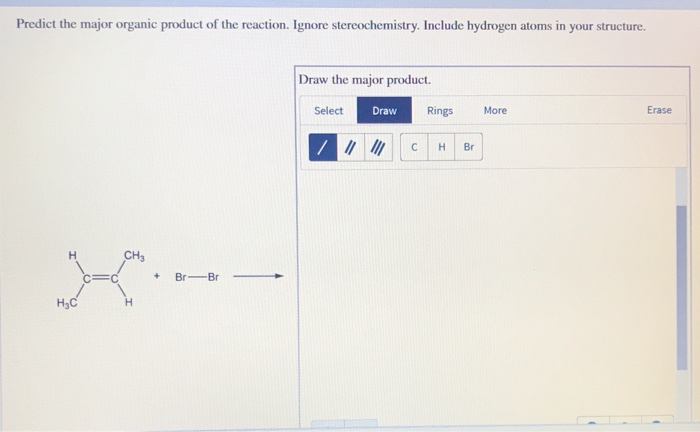 Solved Predict The Major Organic Product Of The Reaction Chegg