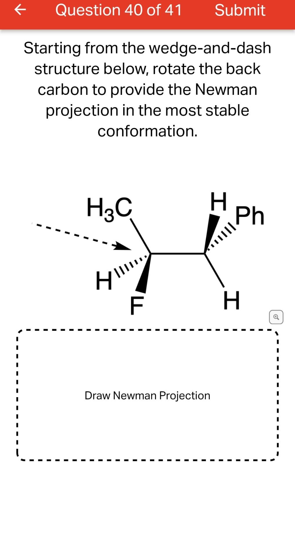 Solved Starting From The Wedge And Dash Structure Below Chegg