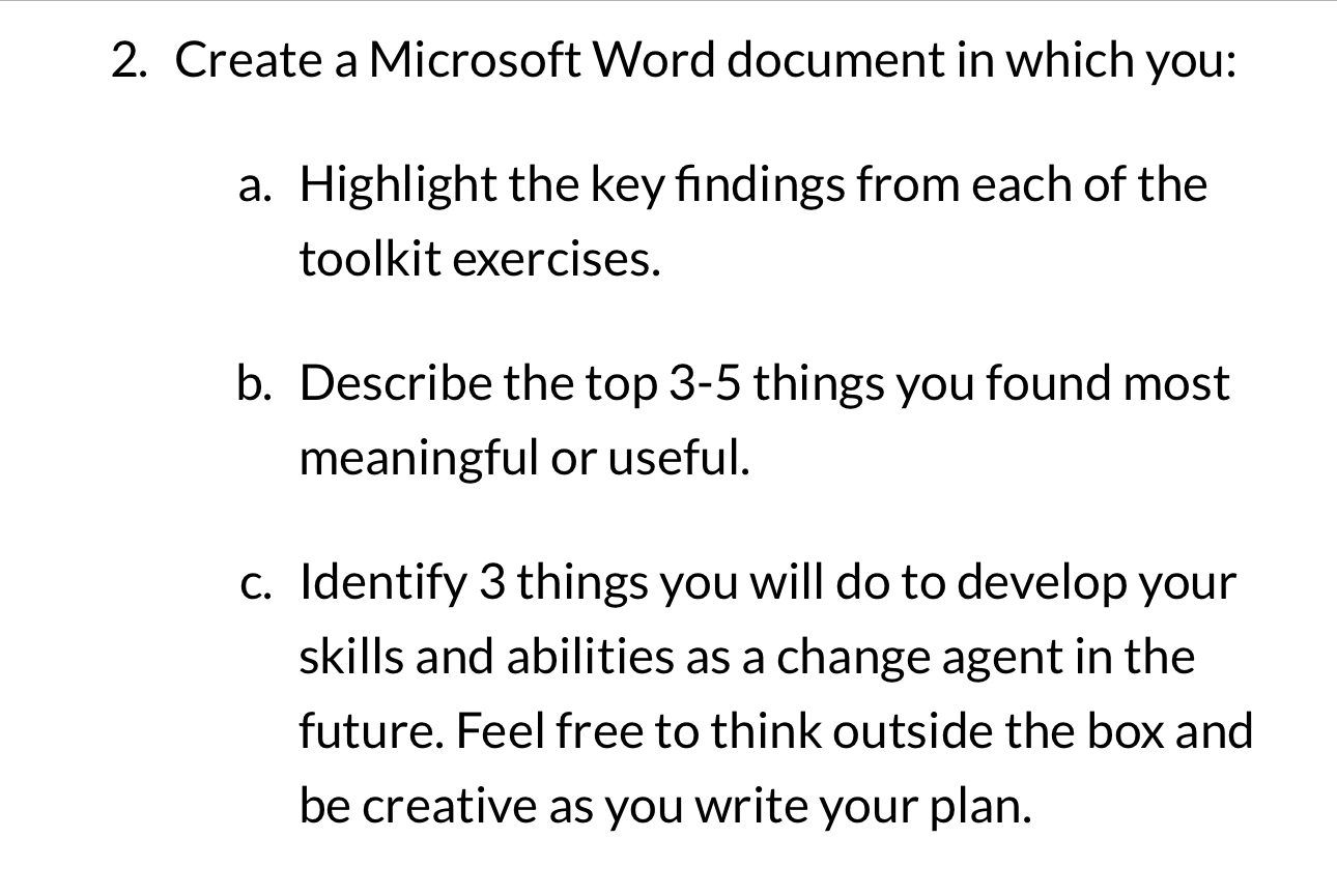 Solved Create A Microsoft Word Document In Which You A Chegg