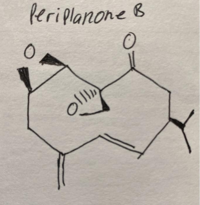 Solved Question 37The Following Is Periplanone B A Sex Chegg