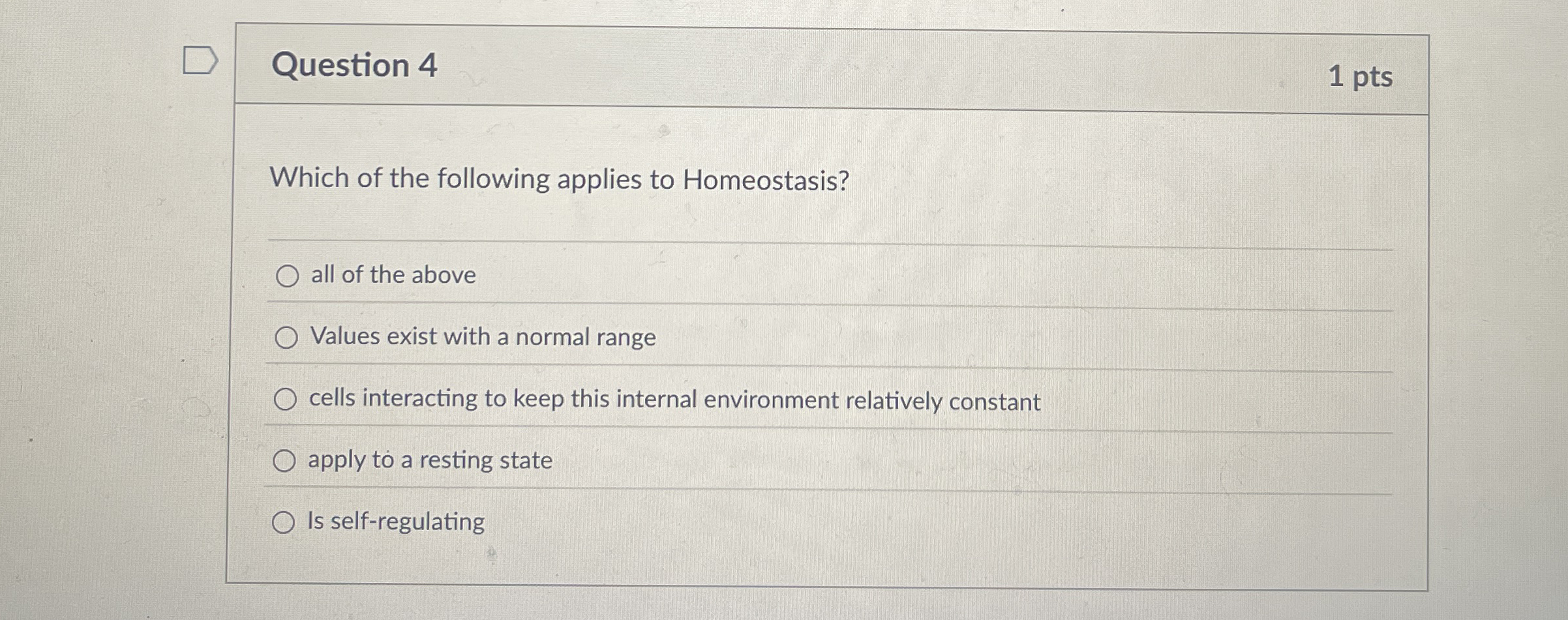 Solved Question Ptswhich Of The Following Applies To Chegg