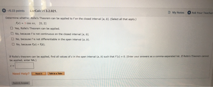 Solved Points Larcalc My Notes Ask Your Chegg