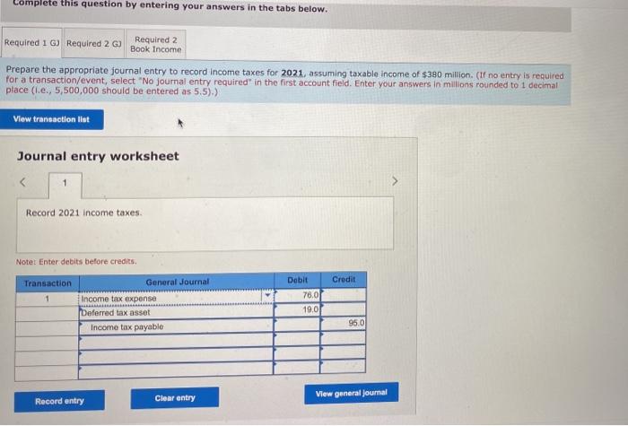 Solved Brief Exercise Algo Temporary Difference Chegg