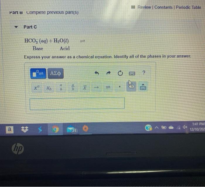 Solved Review Constants Periodic Table Part B Complete Chegg