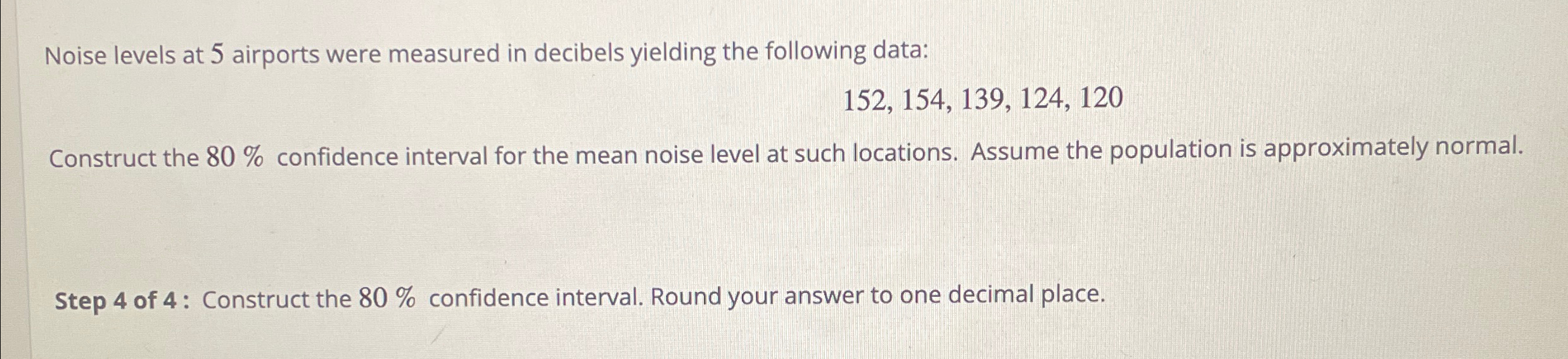 Noise Levels At 5 Airports Were Measured In Decibels Chegg