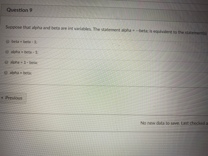 Solved Question Suppose That Alpha And Beta Are Int Chegg