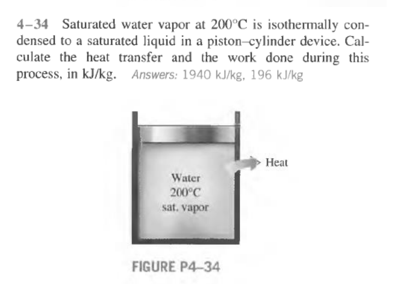 Solved Saturated Water Vapor At C Is Isothermally Chegg