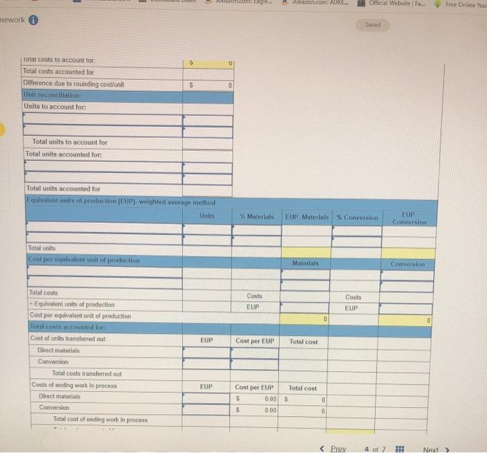 Solved 35 Pos Fast Co Produces Its Product Through Two Chegg