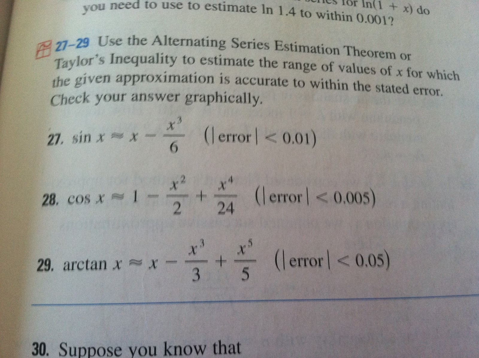 Solved Use The Alternating Series Estimation Theorem Chegg