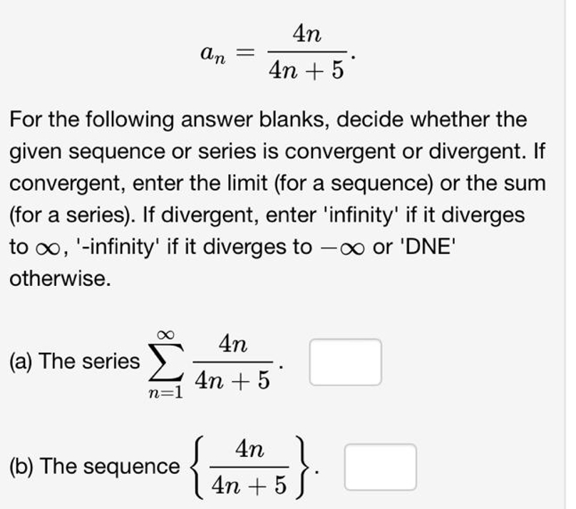 Solved An 4n4n 5For The Following Answer Blanks Decide Chegg