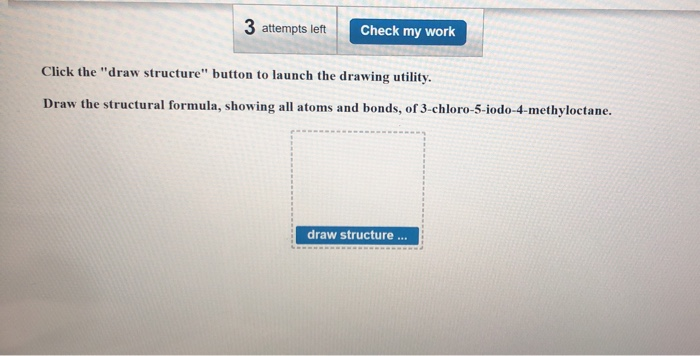 Solved Attempts Left Check My Work Click The Draw Chegg