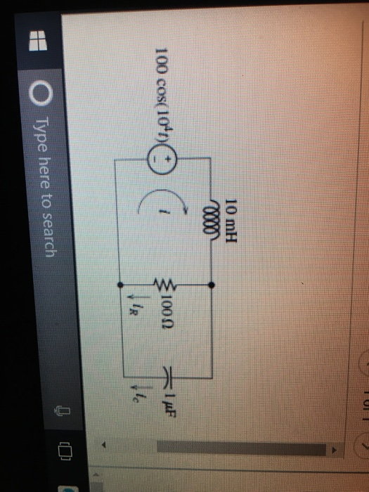 Solved Part A Find Phasor I Polar Noation Partb Find Chegg