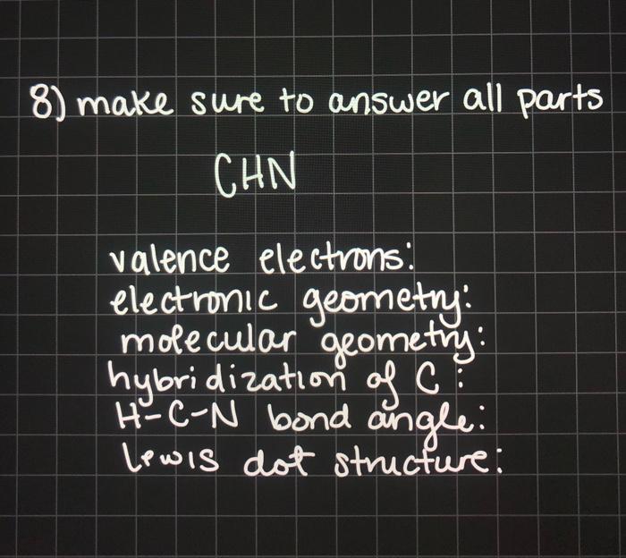 Solved Make Sure To Answer All Parts For CHN Will Upvote Chegg