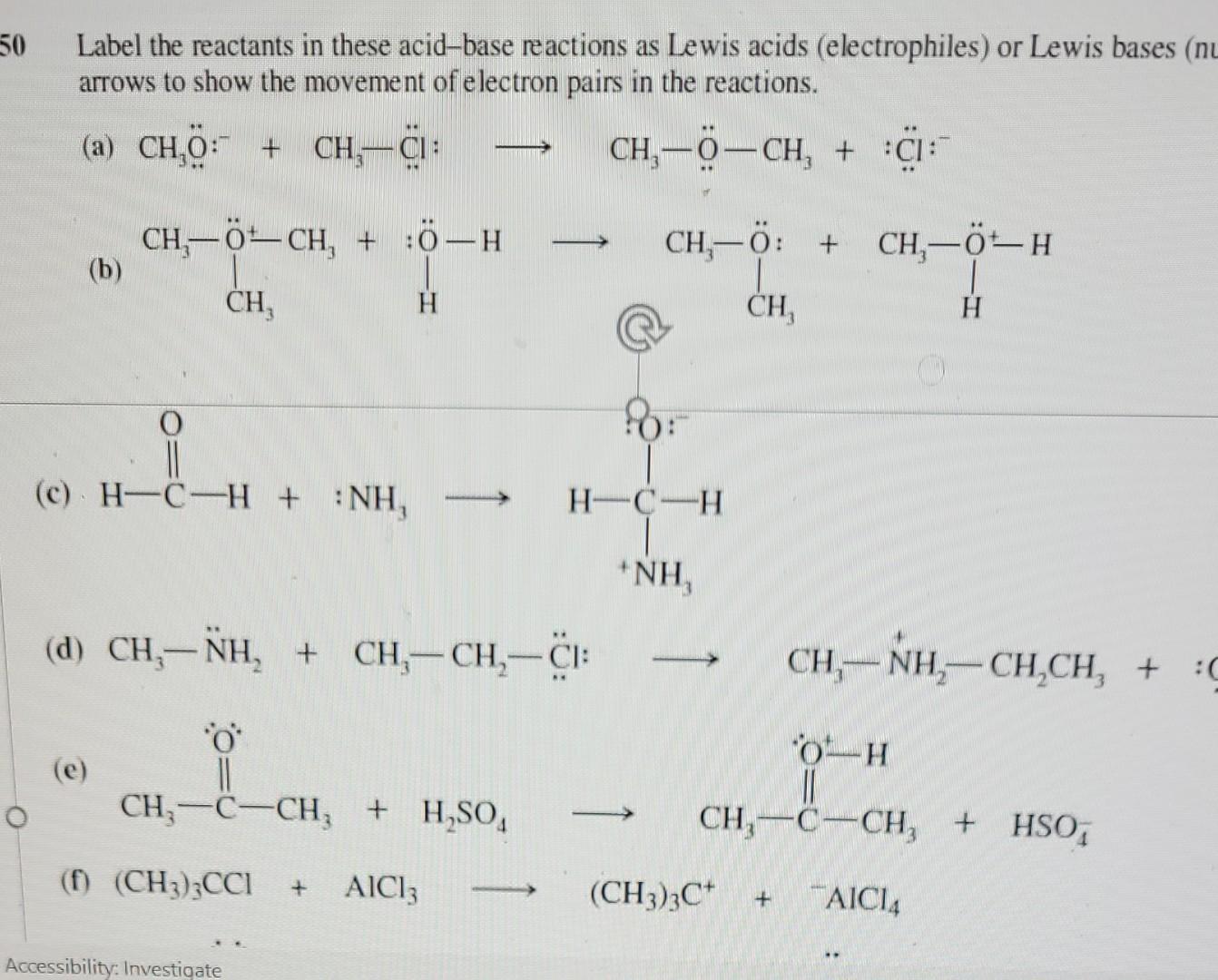 Solved Label The Reactants In These Acid Base Reactions Chegg