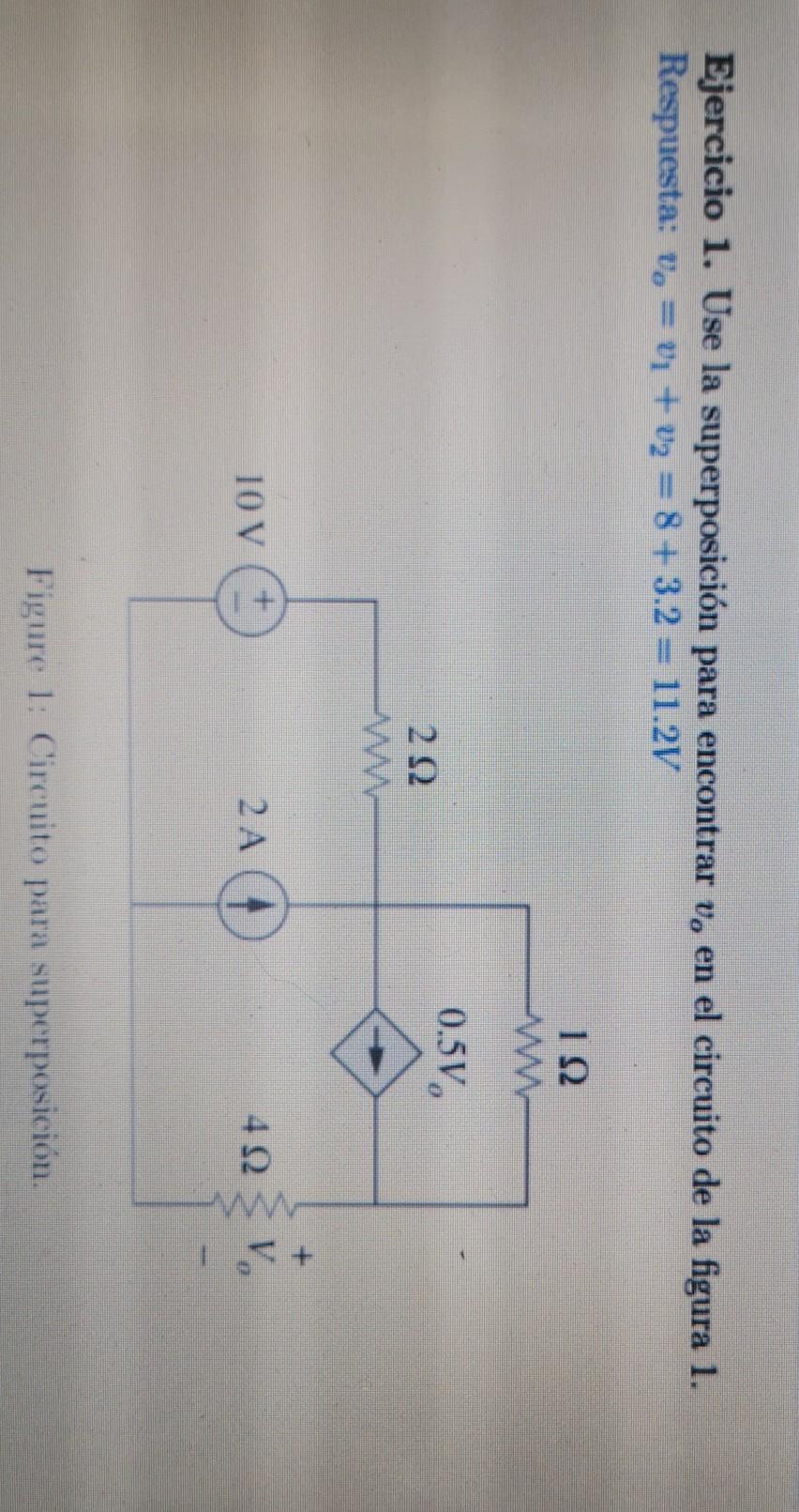 Solved Use Superposition To Find Vo In The Circuit In Figure Chegg