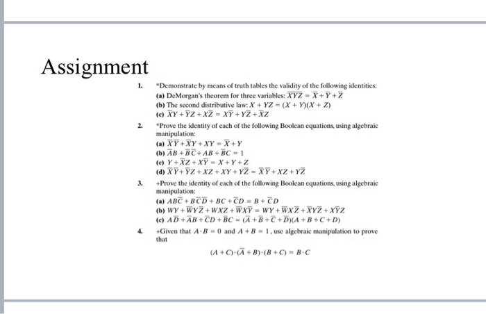 Solved Assignment Demonstrate Means Truth Tables Validity Following