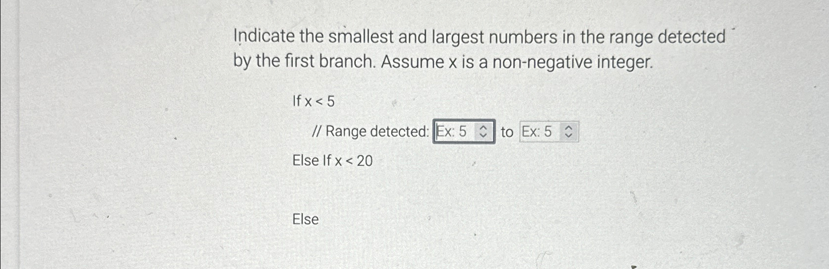 Solved Indicate The Smallest And Largest Numbers In The Chegg