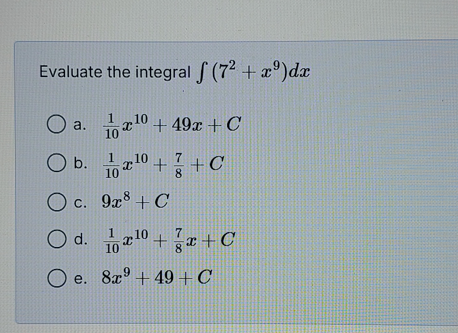 Evaluate The Integral Chegg